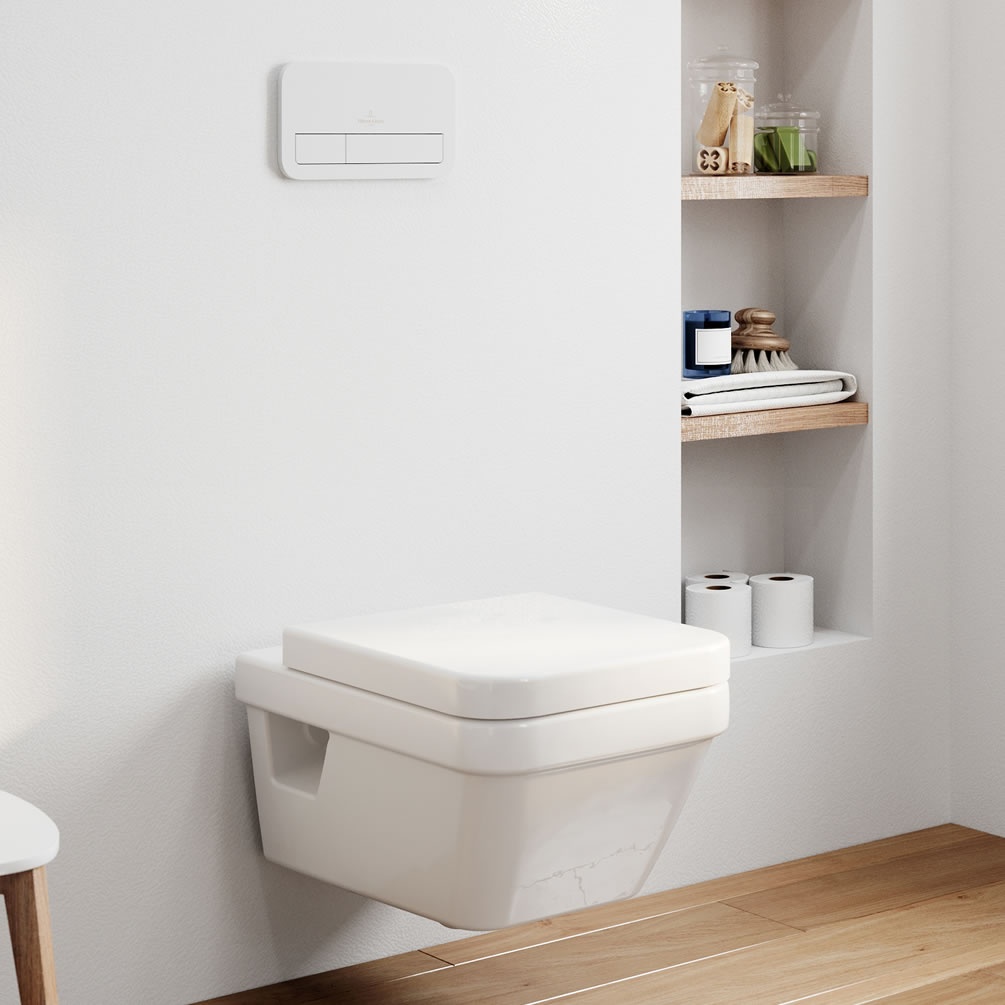 V B Architectura Square Wall Hung Toilet Frame Sanctuary Bathrooms